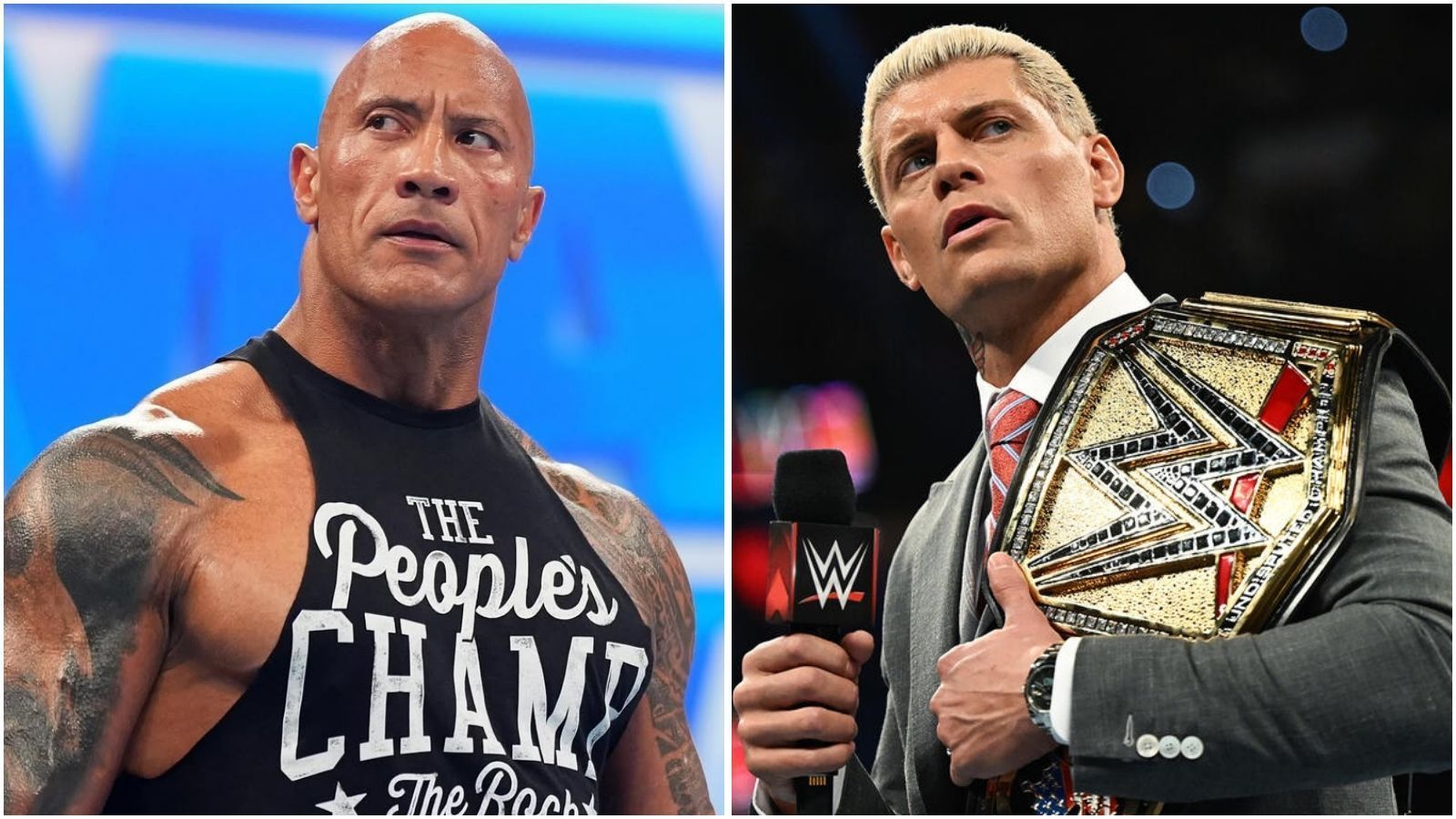 The Rock and Cody Rhodes