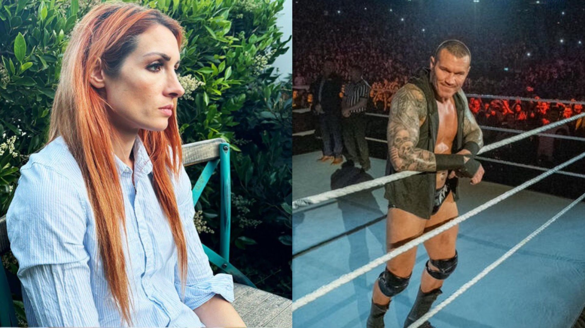 Becky Lynch (L); Randy Orton (R) [Images from WWE.com and Lynch