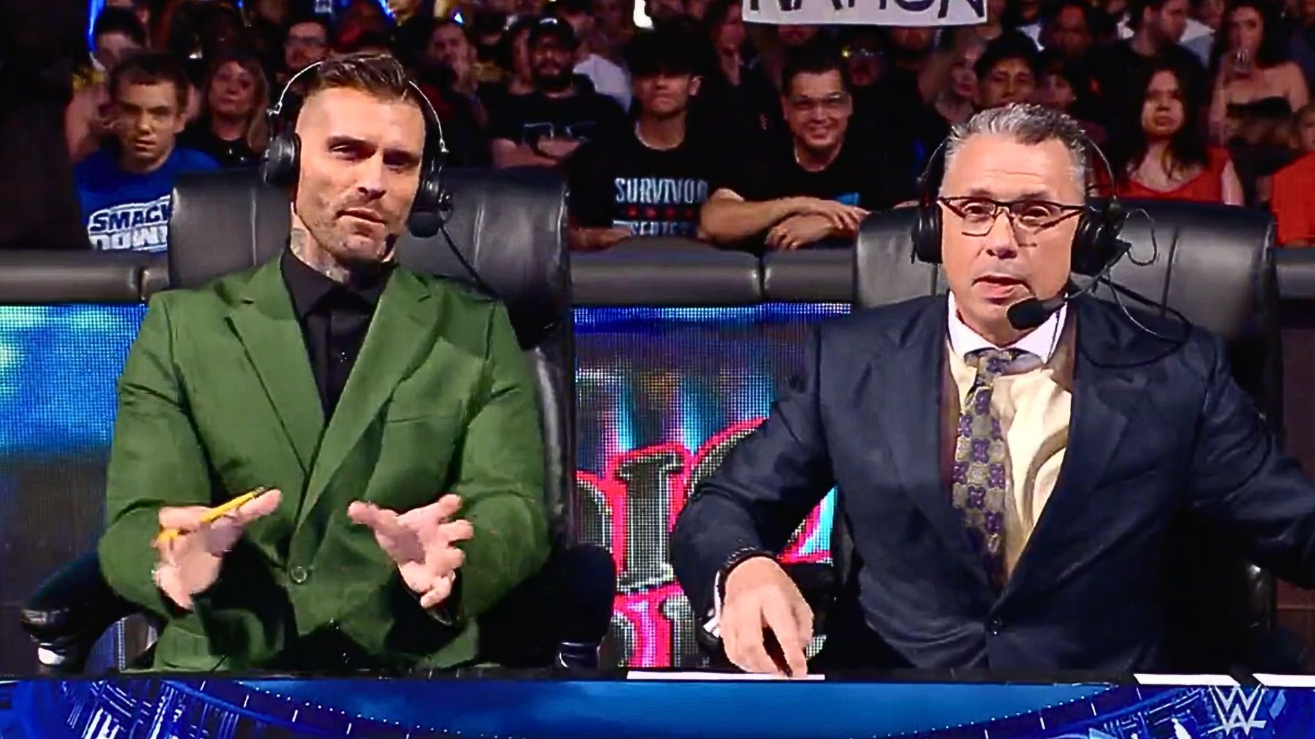 Corey Graves and Michael Cole are the announcers on SmackDown [Image: WWE.com]