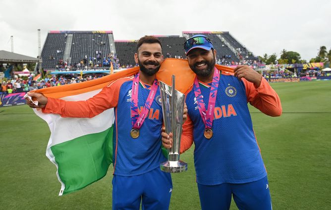"Are Virat Kohli & Rohit Sharma coming out of retirement in T20Is?” - Basit Ali’s hilarious take on 2025 Champions Trophy