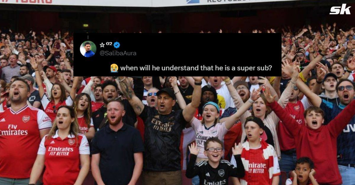 Arsenal fans have reacted on X