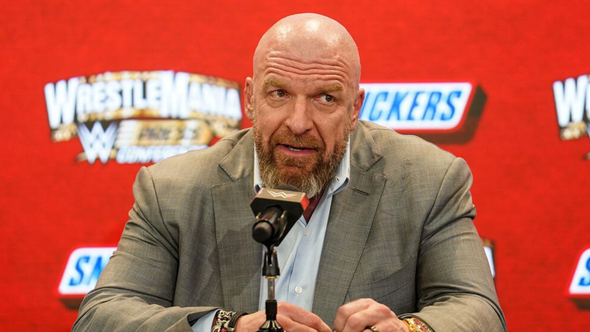 Triple H after WrestleMania 39 Night 1! [Image credit: WWE.com]