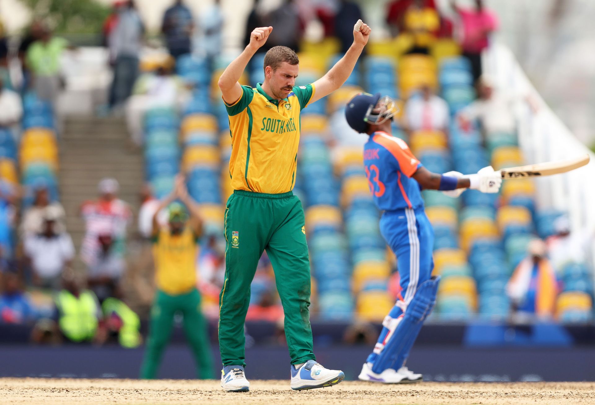 Anrich Nortje had an excellent World Cup campaign. (Image Credits: Getty Images)