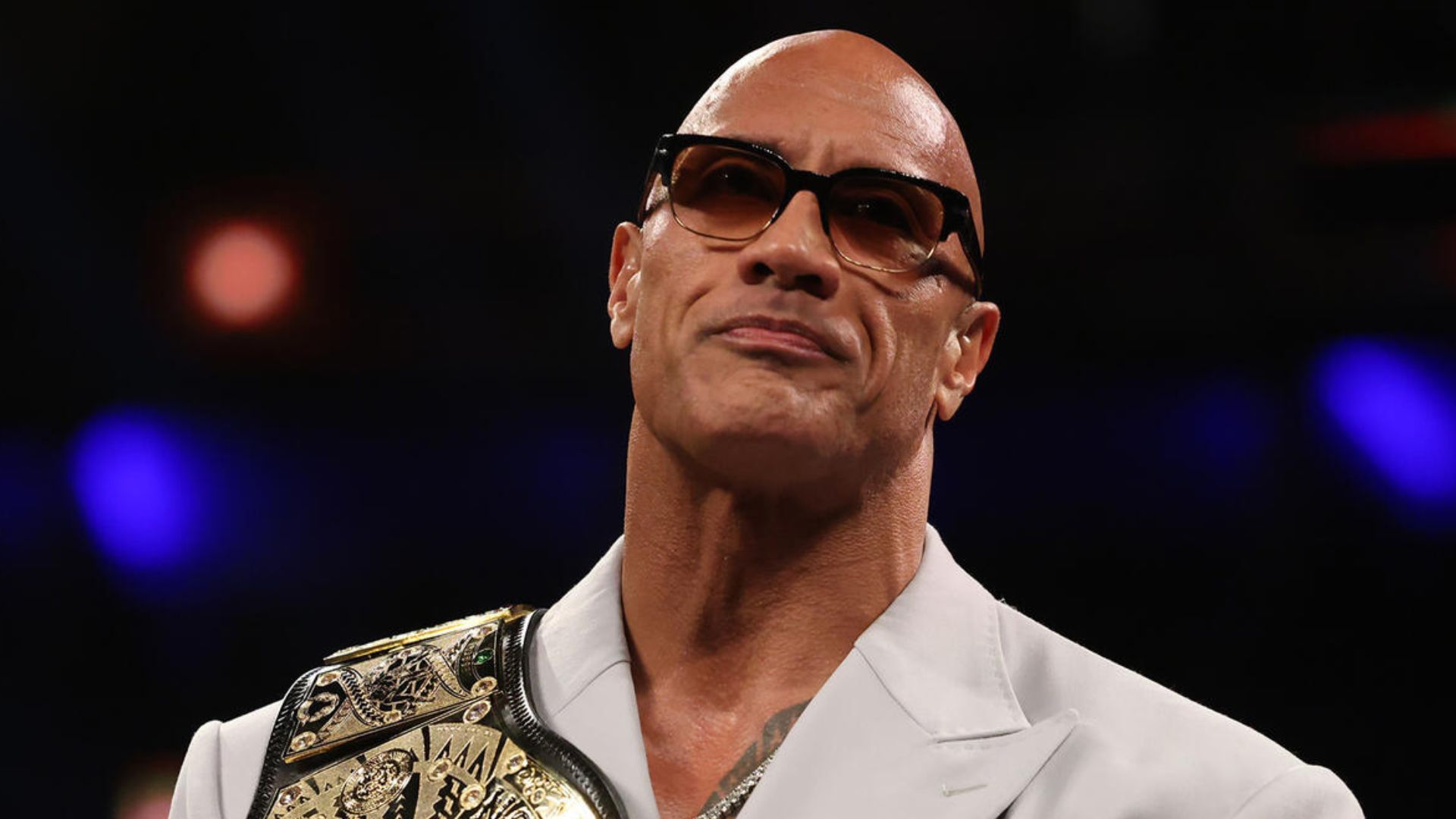 The Rock at WWE Hall of Fame 2024! [Image credit: WWE.com]