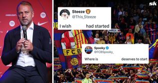 “Deserves to start” - Fans unhappy with Hansi Flick refusing to name 24-year-old Barcelona star in starting line-up vs Atletico