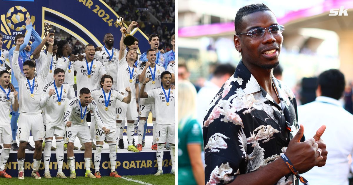 Paul Pogba sends message to 31-year-old Real Madrid star after Intercontinental Cup win (Image: All Images from Getty)