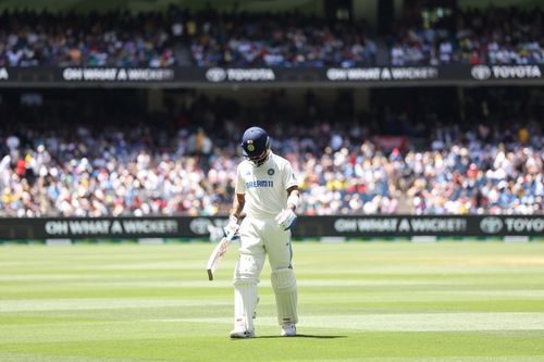 Virat Kohli was dismissed in the last over before Lunch. [P/C: Getty]