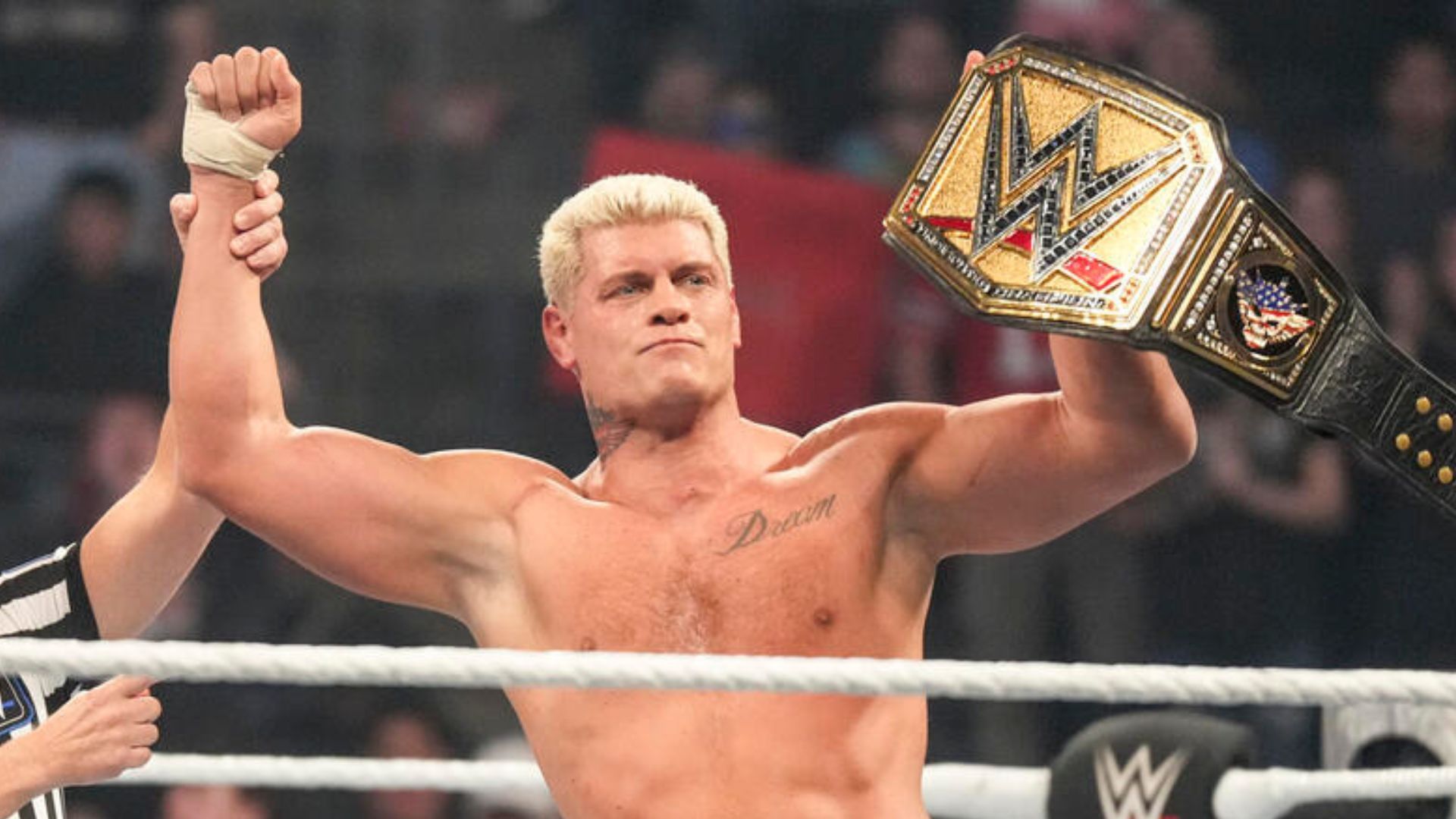 Cody Rhodes after a recent SmackDown match. [Image via WWE.com]