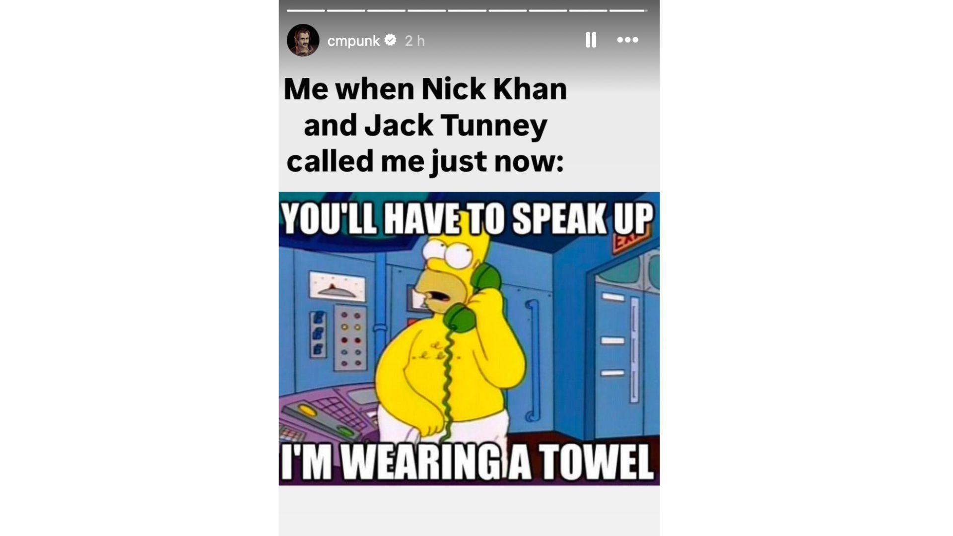 CM Punk on social media [Image credits: Punk&#039;s Instagram handle]