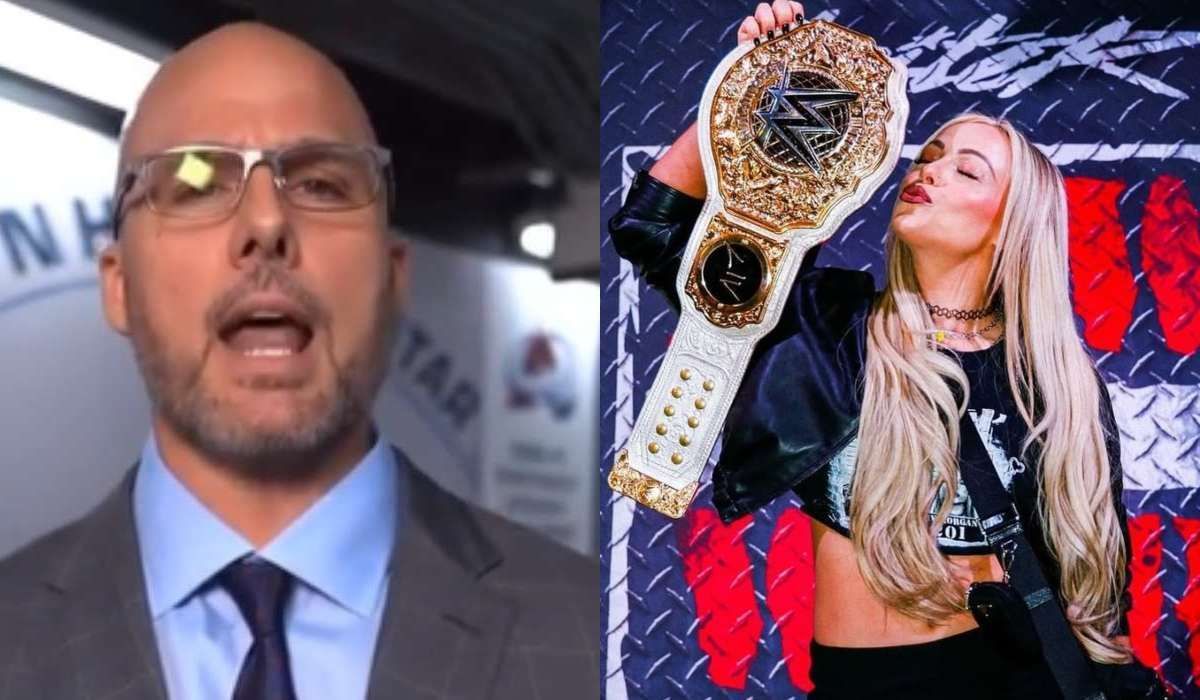 Adam Pearce, Liv Morgan (Image credits: WWE, Liv Morgan on Instagram)