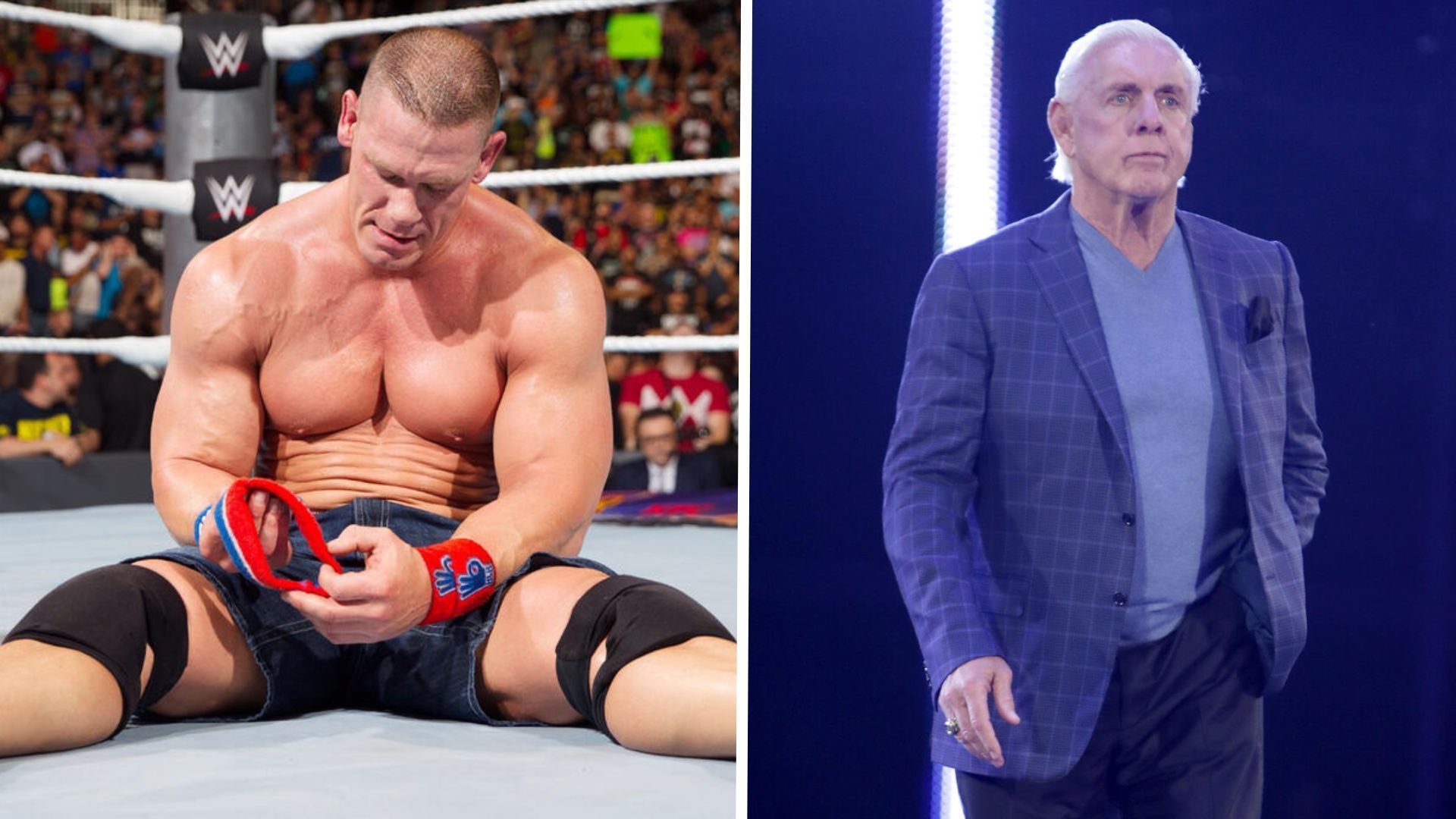 John Cena and Ric Flair are 16-time World Champions [Image Credits: WWE.com]