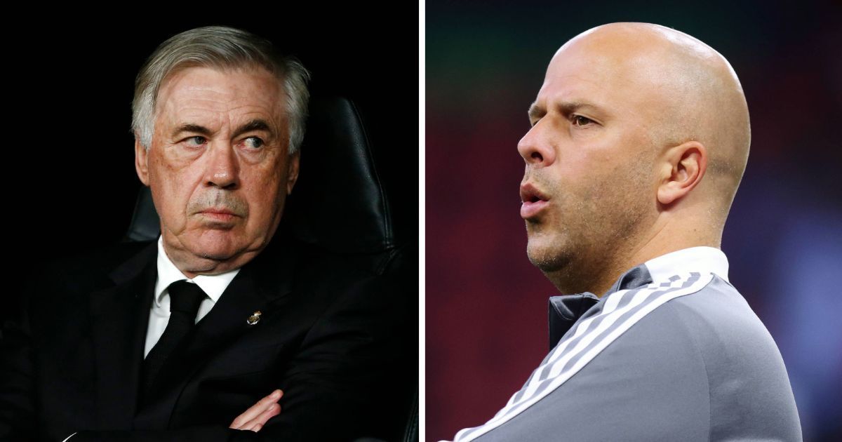 Carlo Ancelotti and Arne Slot