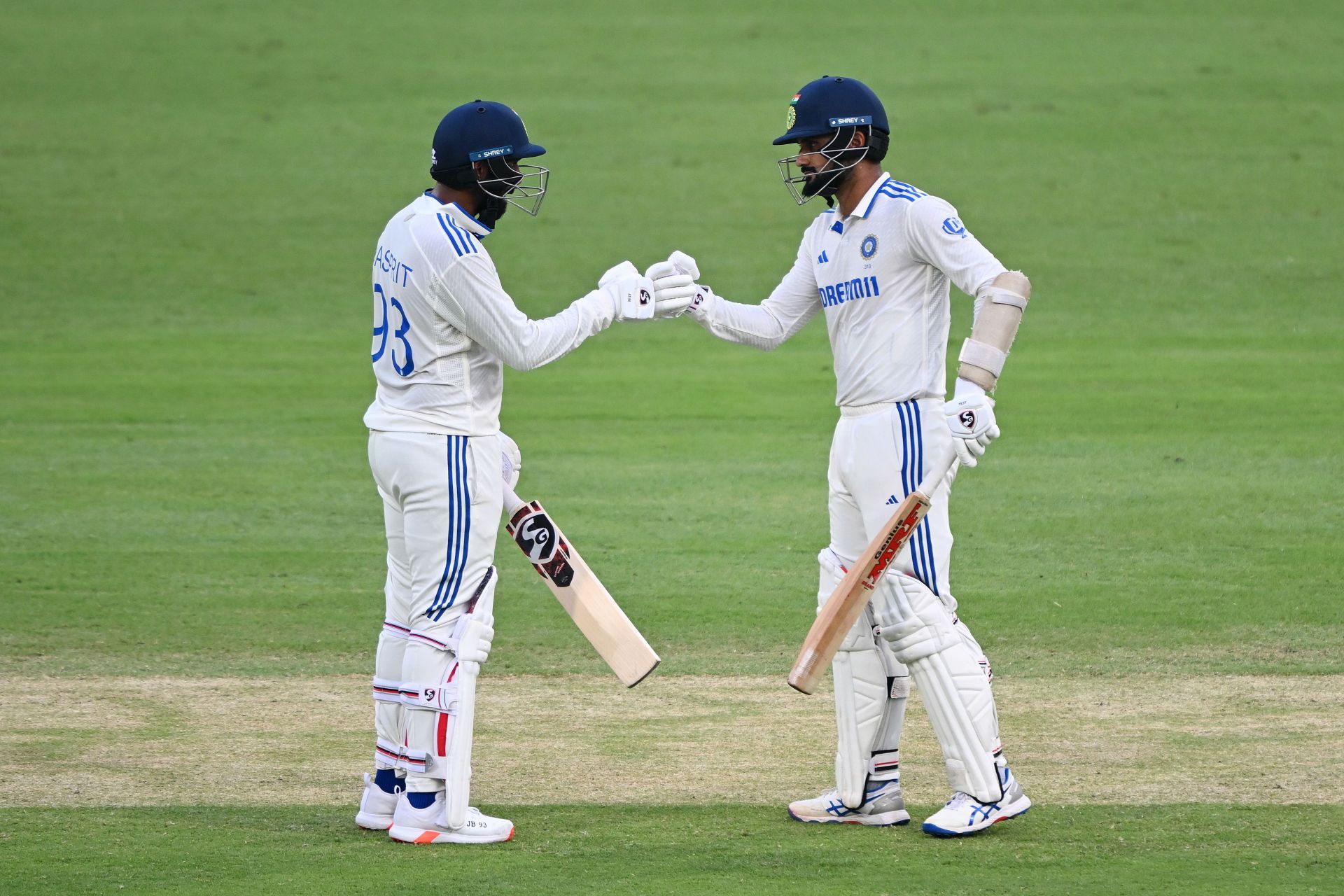 Jasprit Bumrah and Akash Deep&#039;s last-wicket partnership helped India save the follow-on. [P/C: Getty]