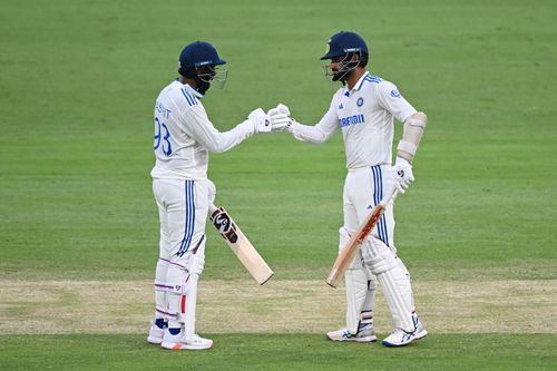 Jasprit Bumrah and Akash Deep's last-wicket partnership helped India save the follow-on. [P/C: Getty]