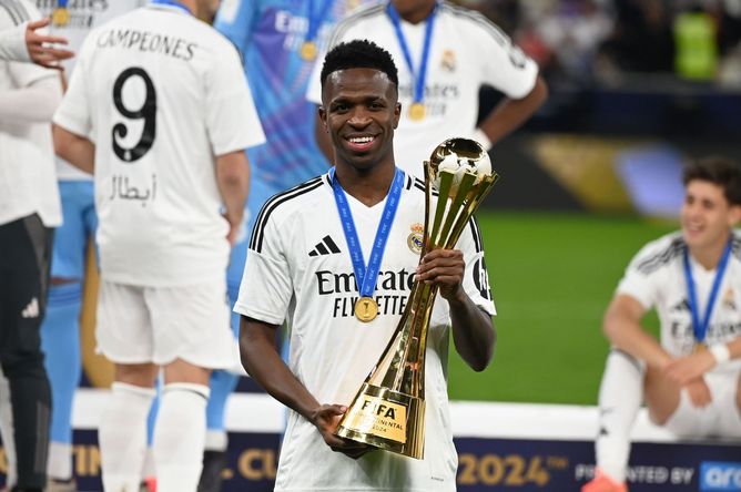 "Not bad" - Vinicius Jr reacts on social media as Real Madrid fanpage post his statistics from finals for the club