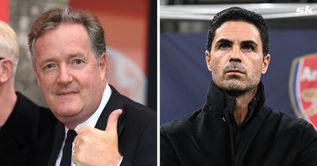 "Please tell me he didn't say that" - Piers Morgan reacts to Arsenal boss Mikel Arteta's 'three trophies' comment