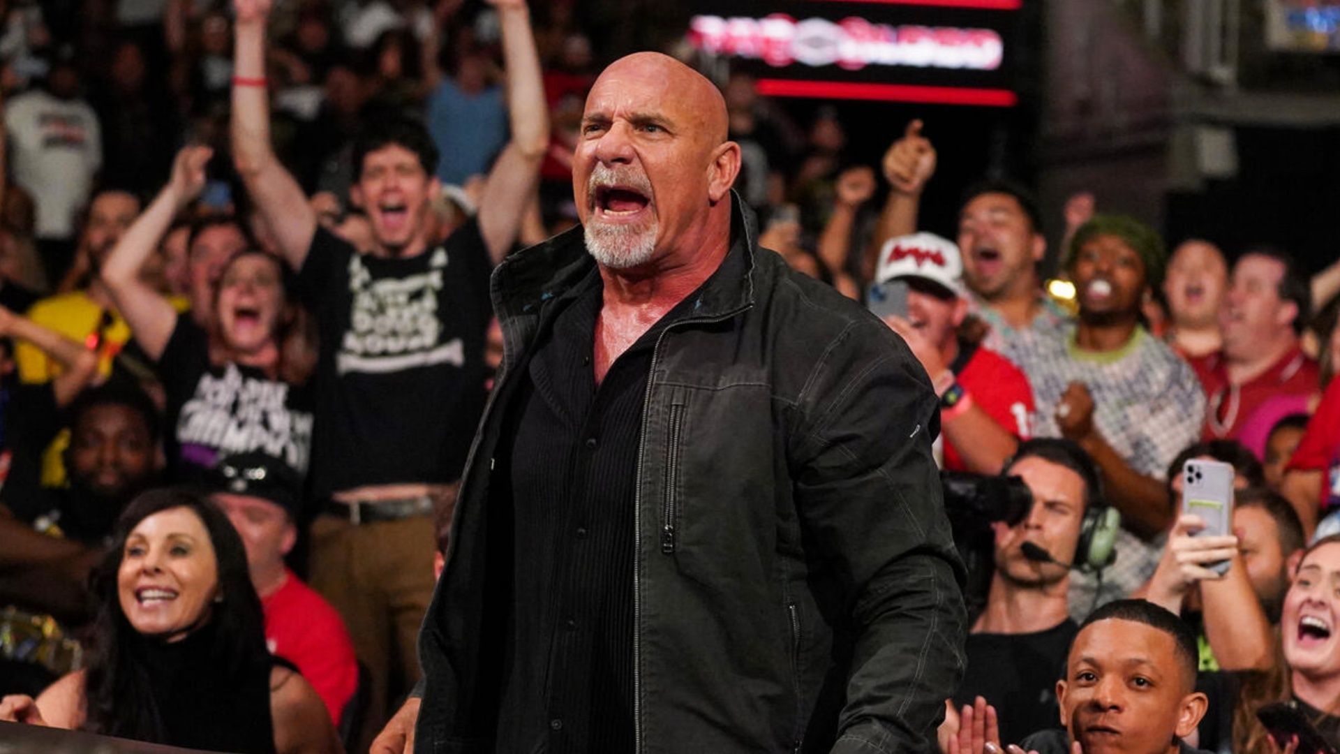 Goldberg as seen at WWE Bad Blood 2024 (Image via WWE.com)