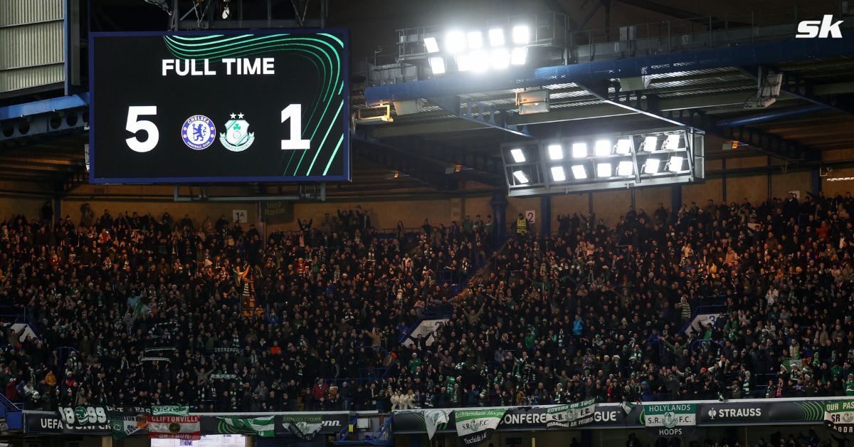 Chelsea fans mock Tottenham in Shamrock win