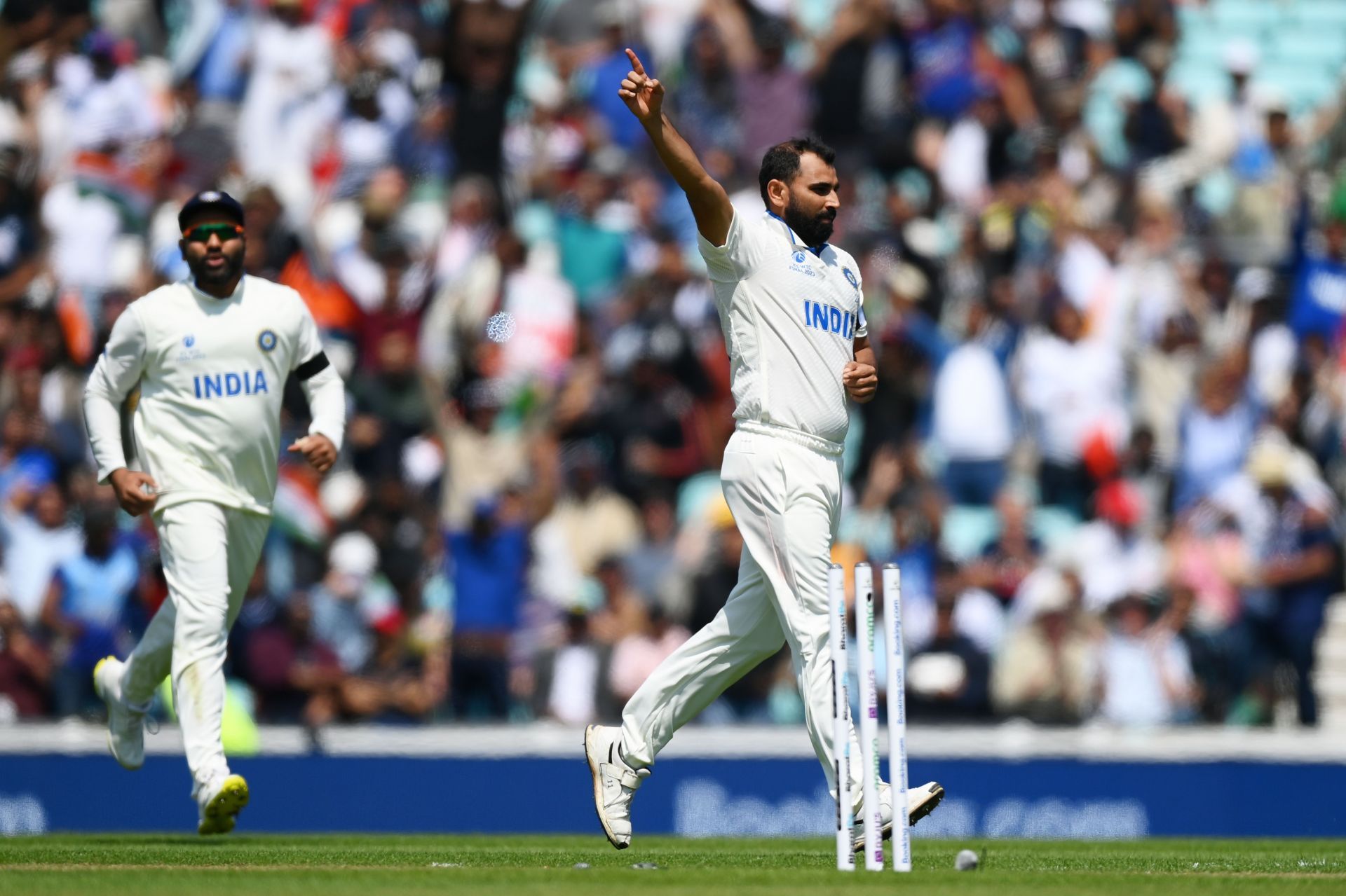 Mohammed Shami (right) has represented India in 64 Tests. [P/C: Getty]