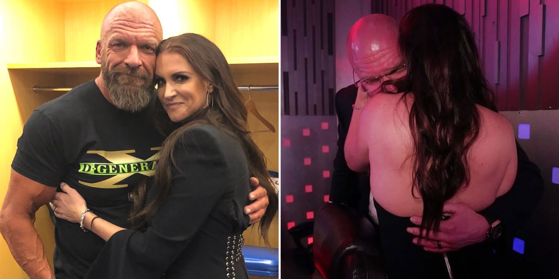 Triple H and Stephanie McMahon are married (Images via their Instagram)