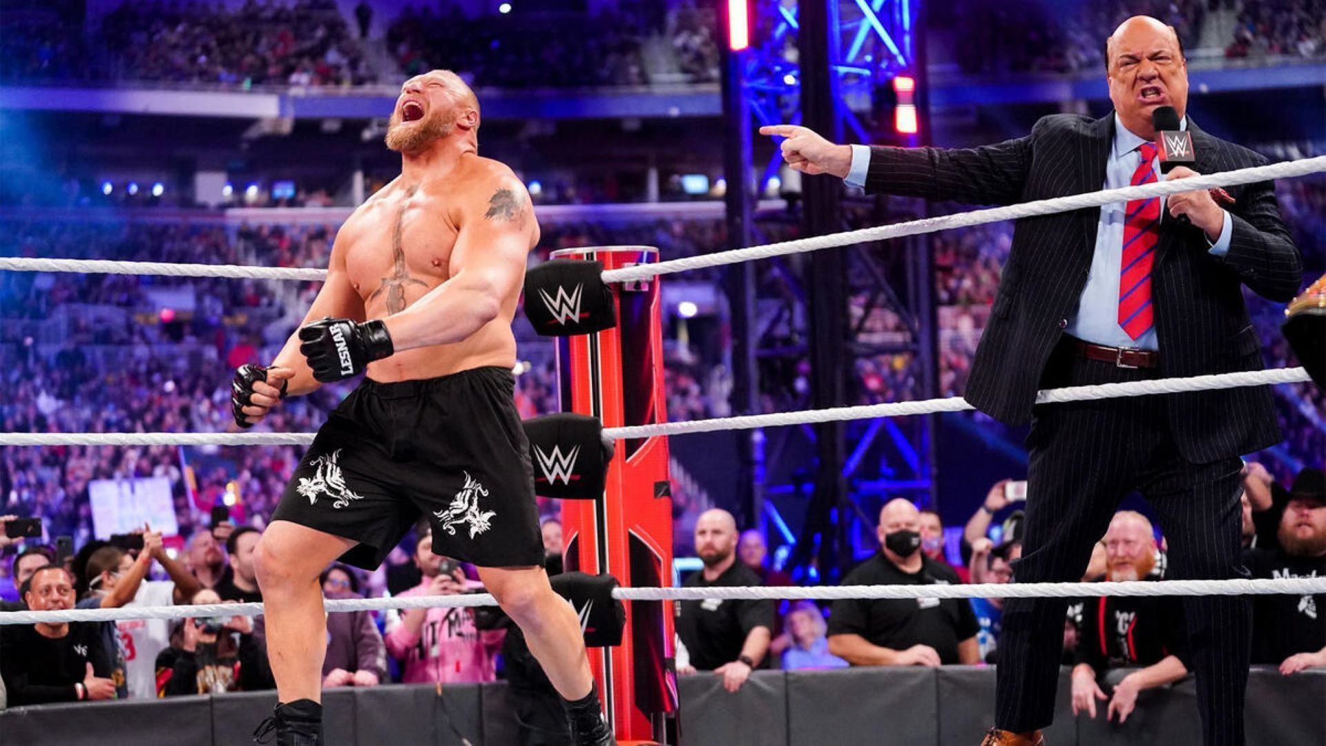 Brock Lensar and Paul Heyman were an extremely successful duo. (Image Credit: WWE.com).