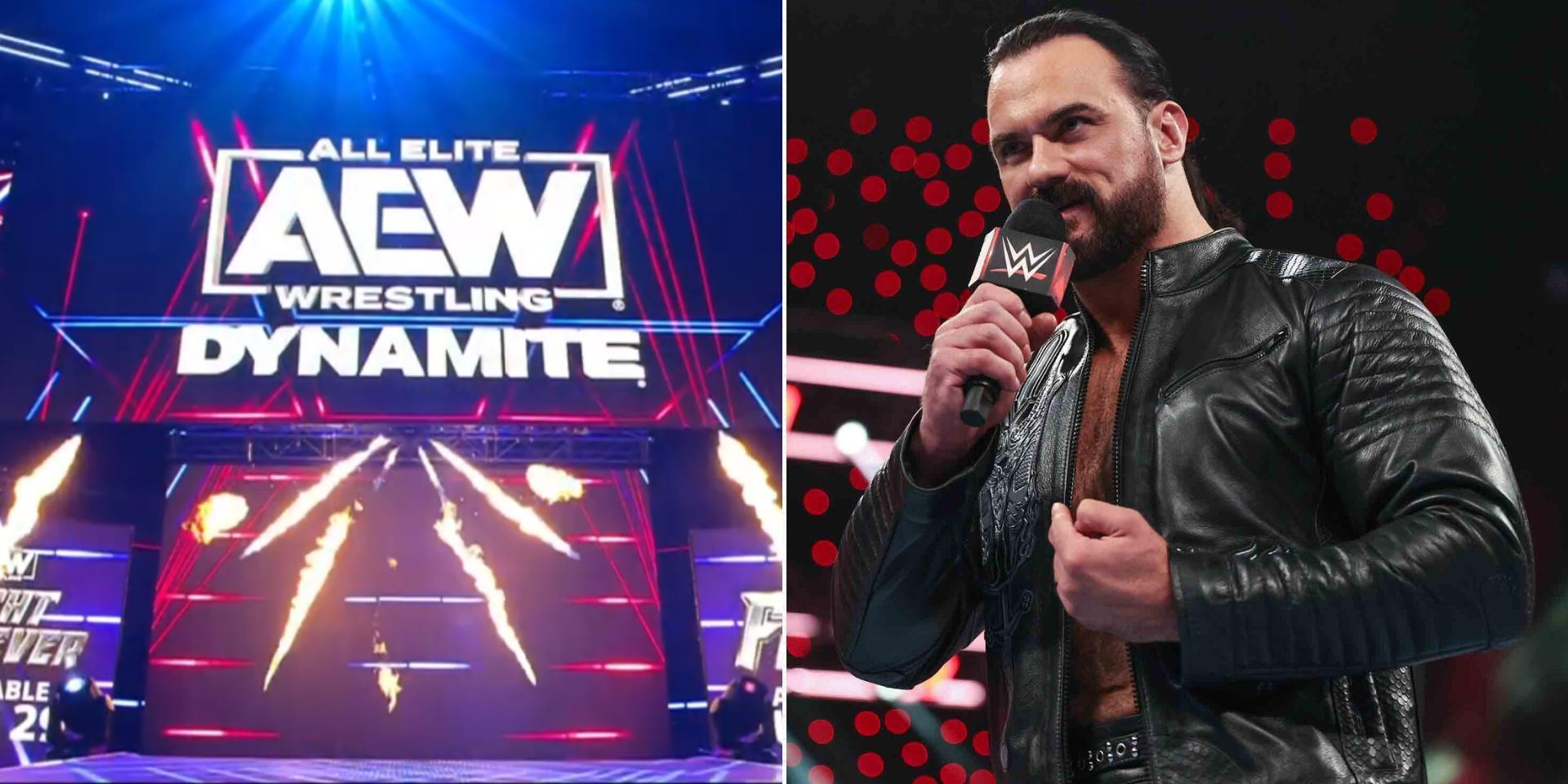 Drew McIntyre spoke about AEW (Images via AEW on X and WWE.com)