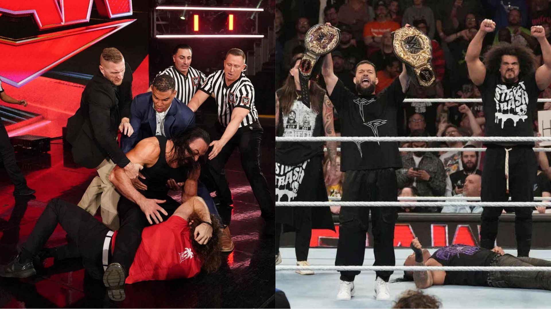 WWE Raw, Finn Balor, Gunther, Damian Priest, Seth Rollins, CM Punk, Drew Mcintyre, 