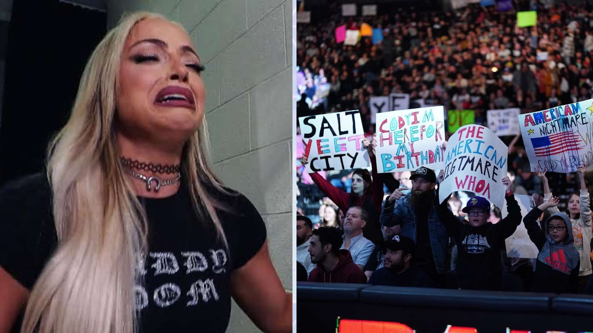 Liv Morgan was a bit annoyed with the WWE Universe [Image credits: WWE.com and WWE on X]