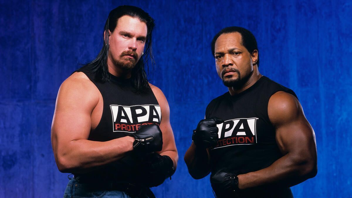 Bradshaw (left) and Faarooq (right) [Image Credit: wwe.com]