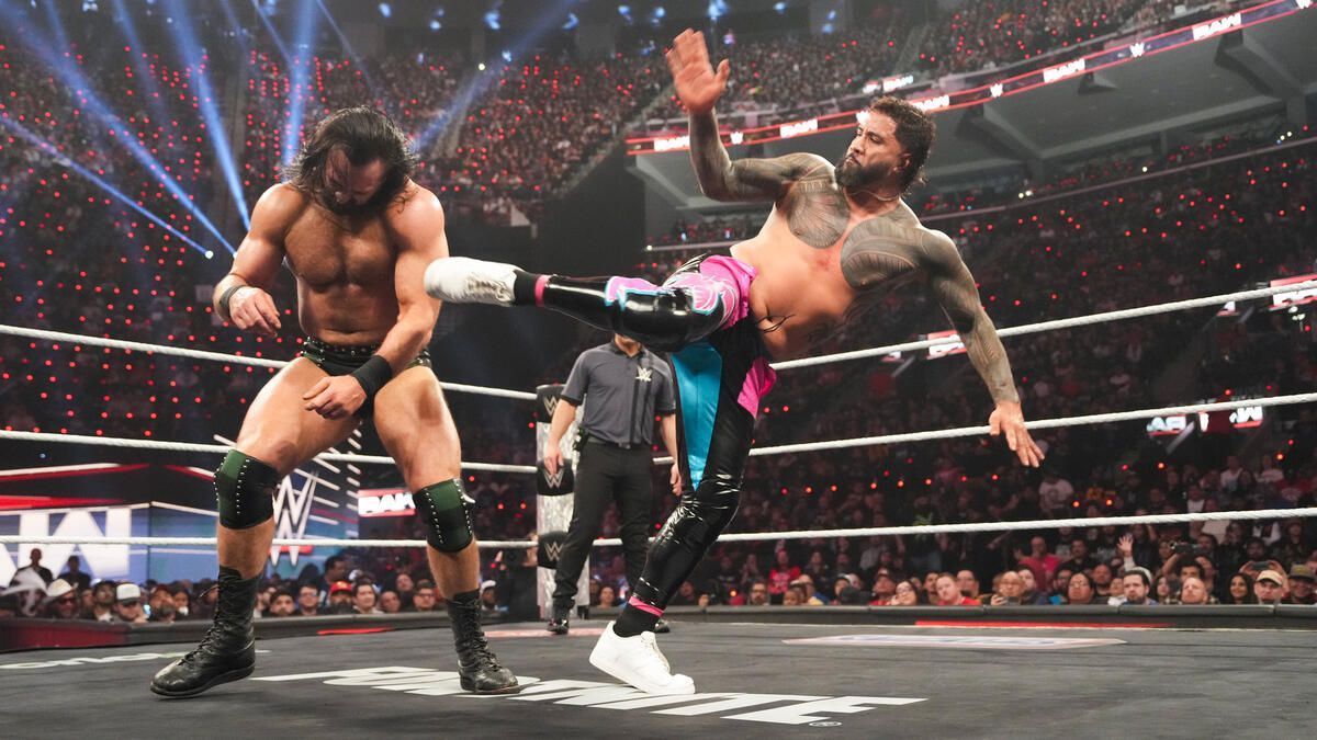 Main Event Jey scored a massive win over Drew McIntyre on RAW&#039;s Netflix debut. [Image via WWE.com]