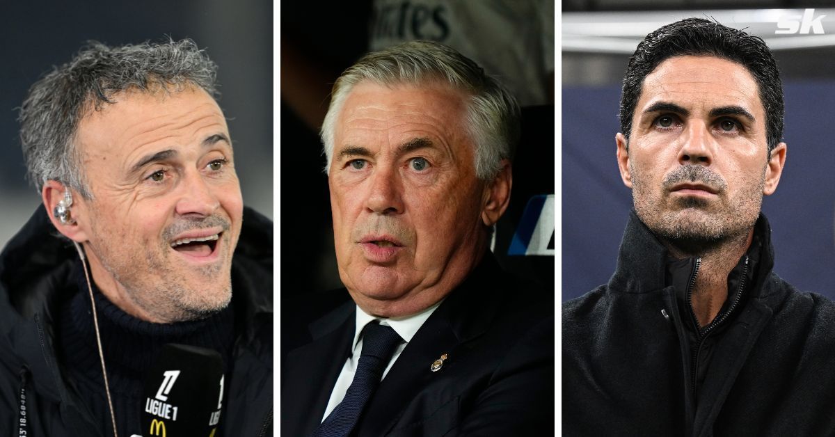 Luis Enrique, Carlo Ancelotti, and Mikel Arteta (all images via Getty)