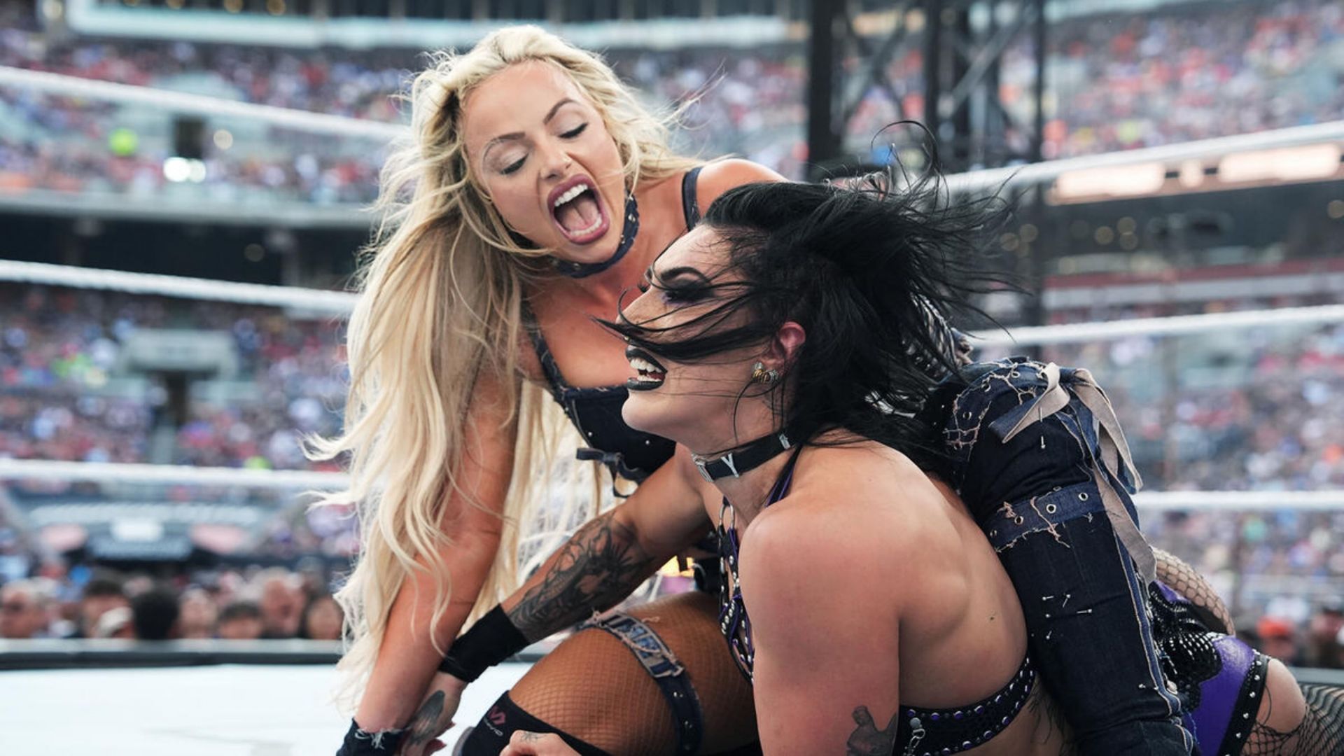 Liv Morgan beat Rhea Ripley at SummerSlam last year (Image credit: WWE.com)