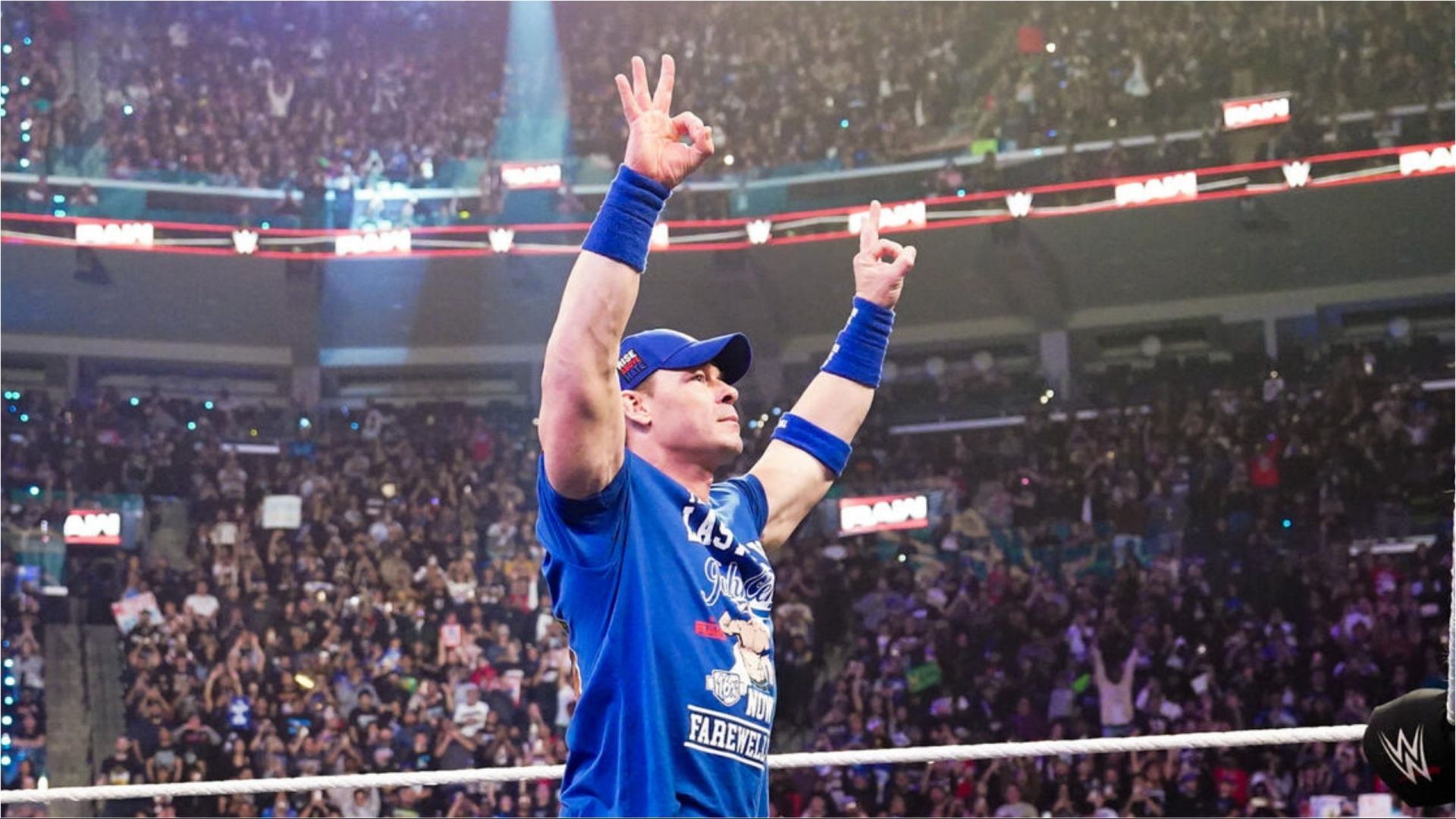 John Cena on RAW (Photo credit: WWE.com)