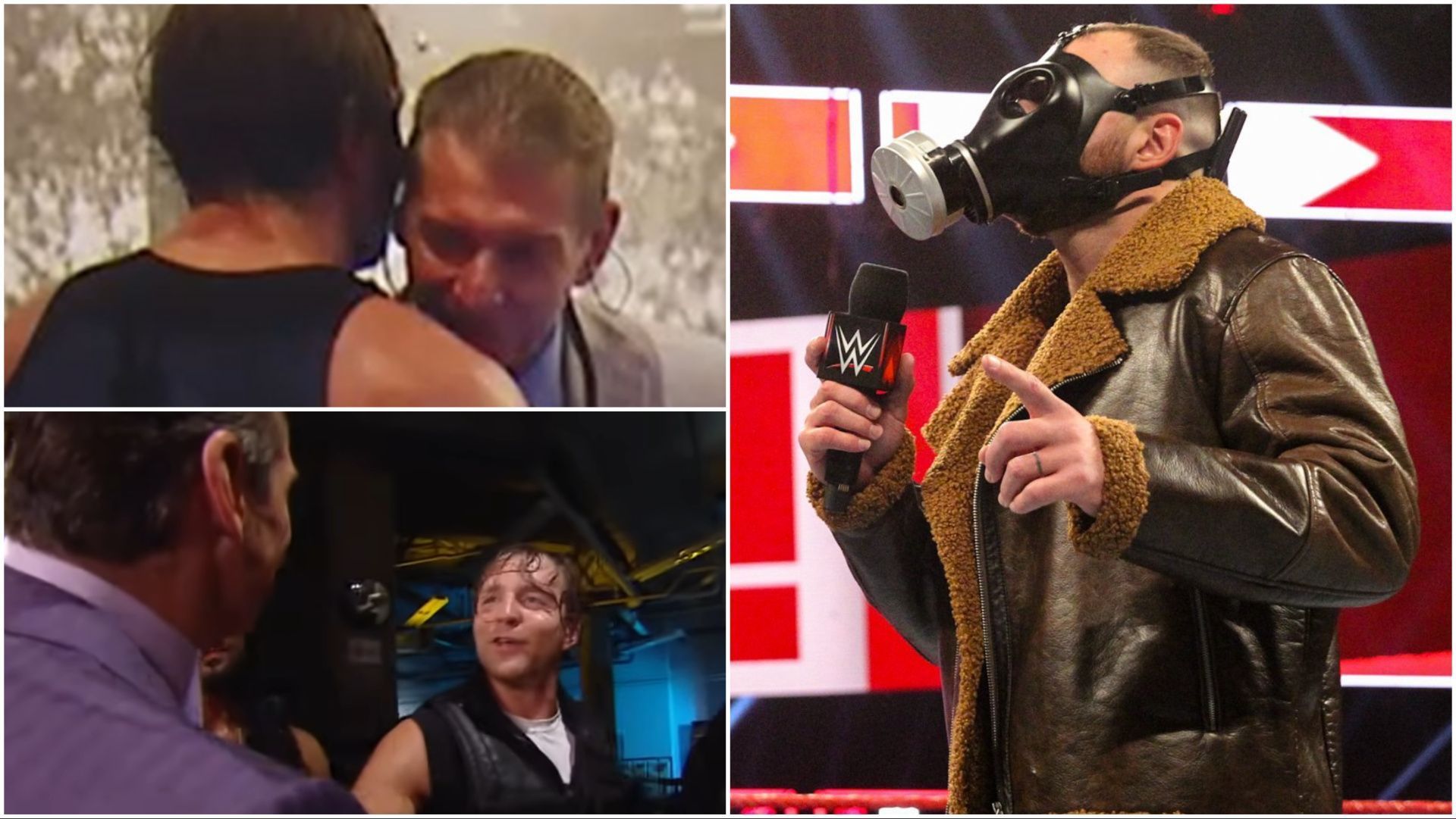 Vince McMahon and Dean Ambrose aka Jon Moxley on WWE RAW