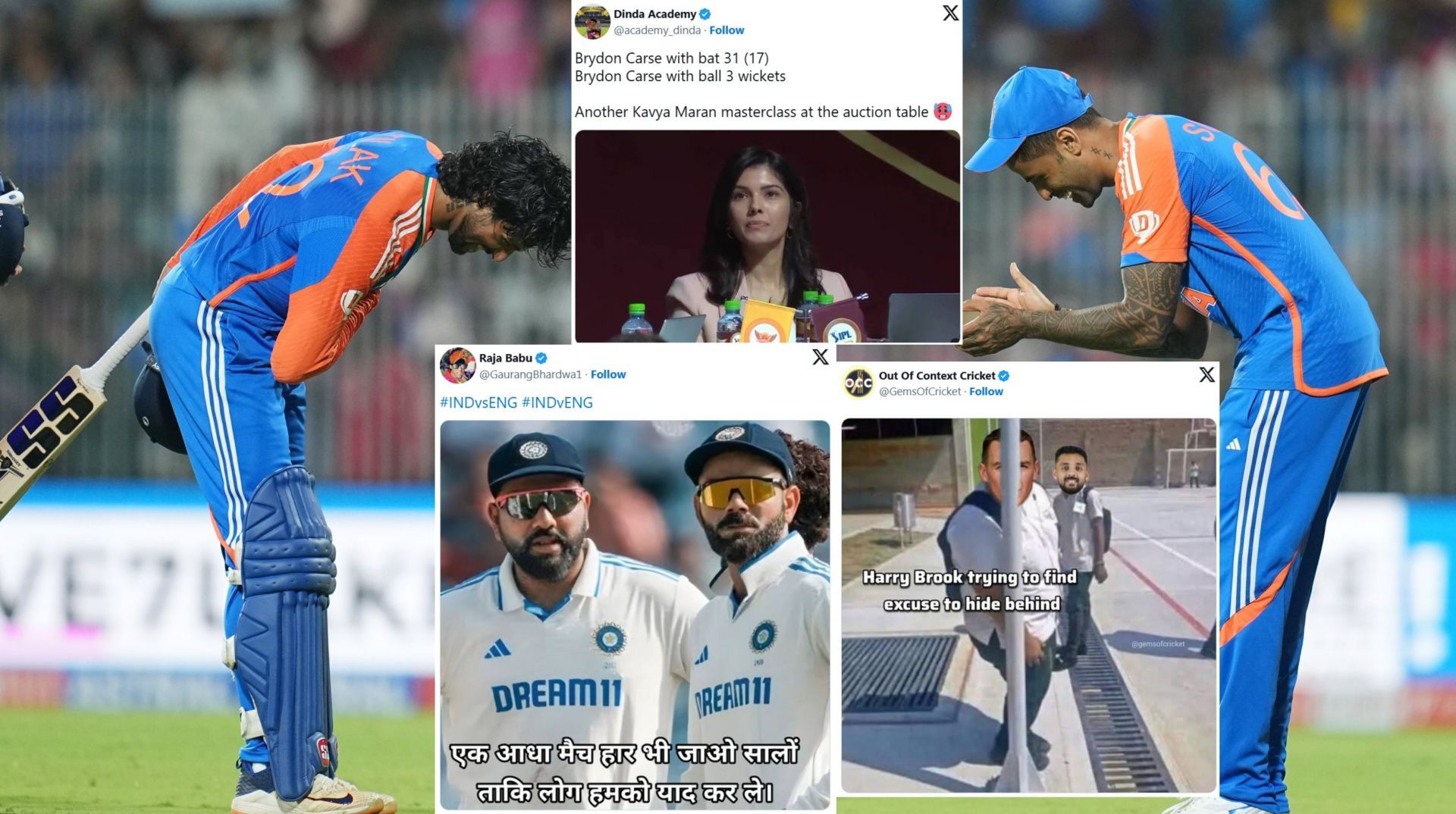 Fans react after India