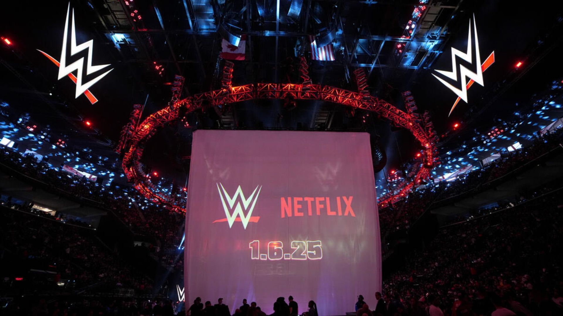 A shot of banner displaying WWE RAW on Netflix (Image via WWE.com).