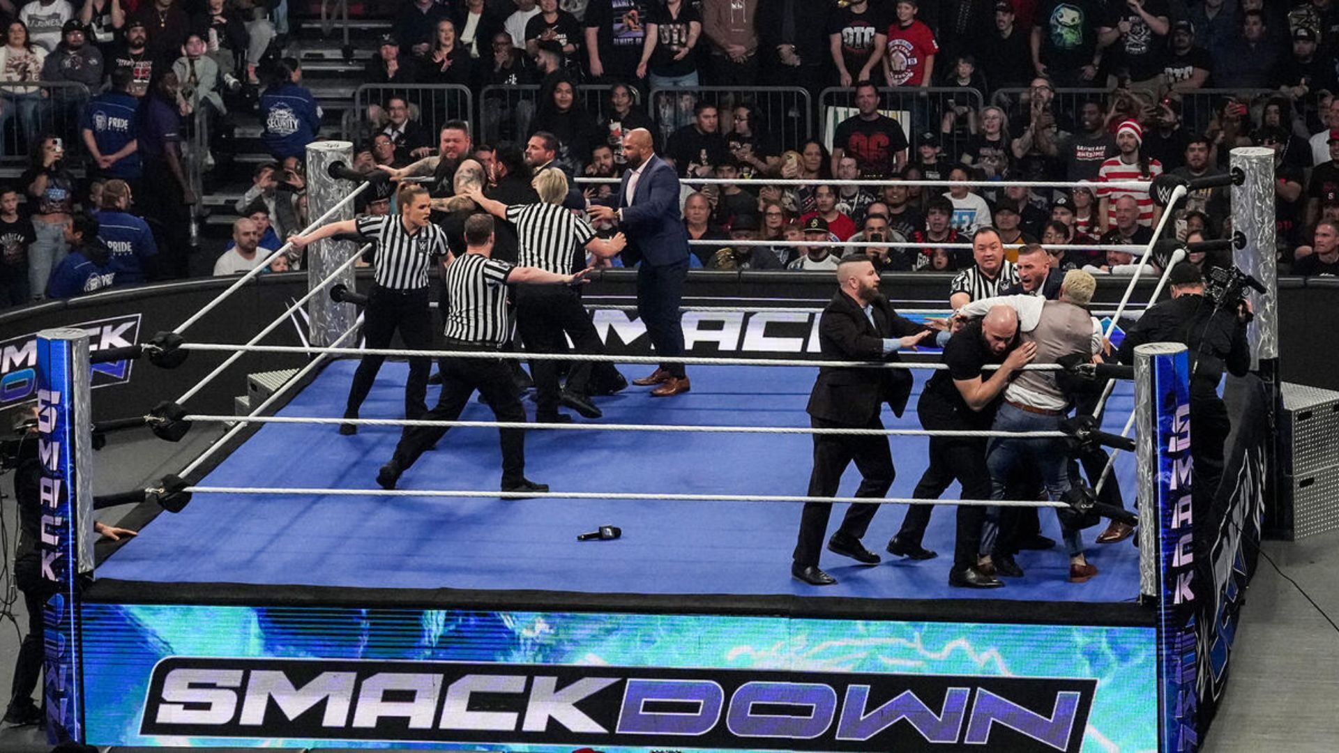 Still from the first SmackDown of 2025. [Image source - WWE.com]