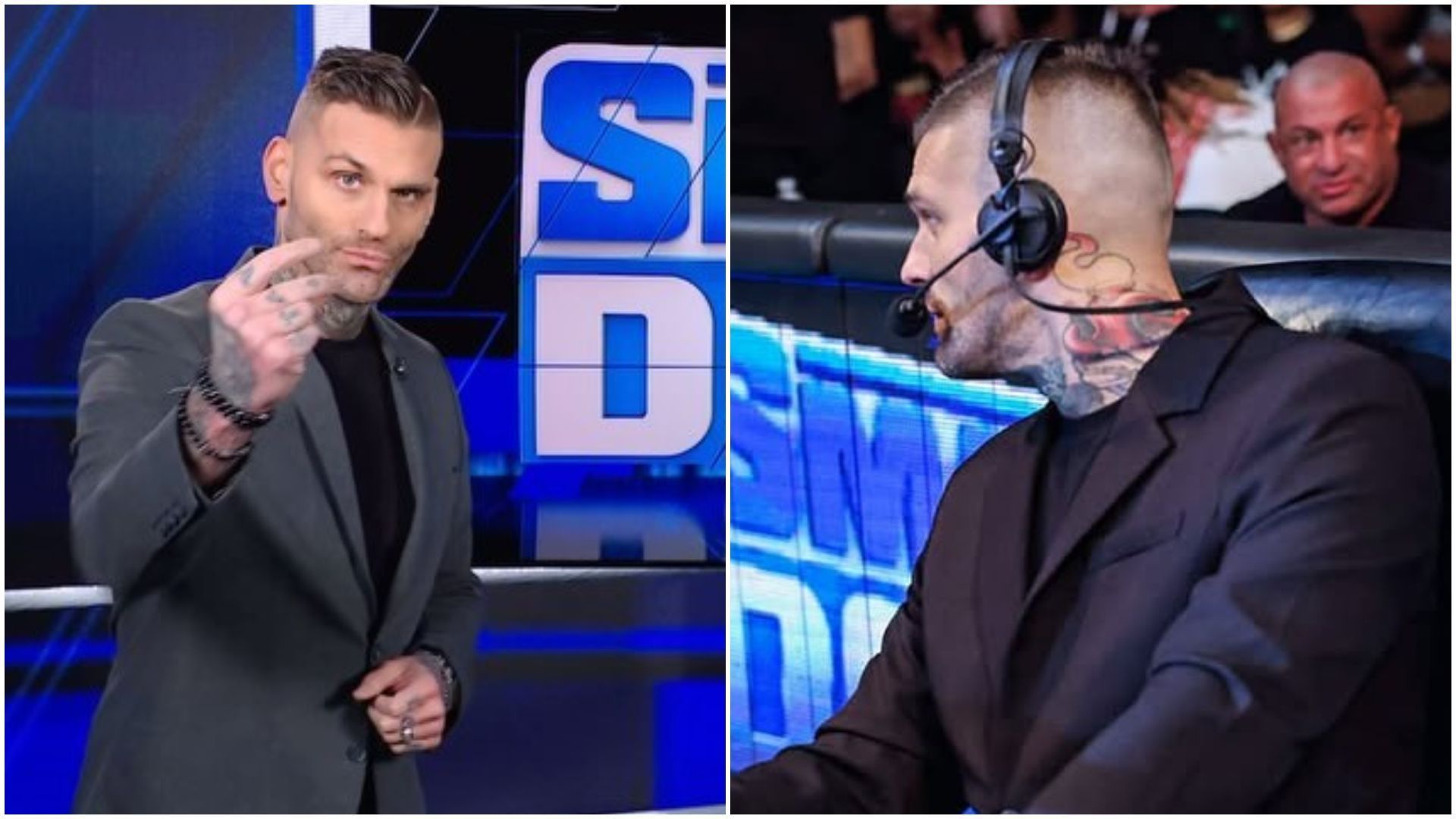 Corey Graves is a former NXT Tag Team Champion. [Images via: Graves