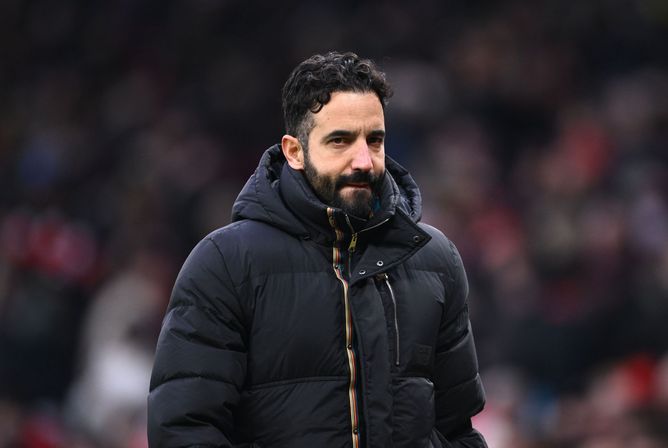 Ruben Amorim caused damage to television in Manchester United's dressing room while critiquing players after Brighton loss: Reports