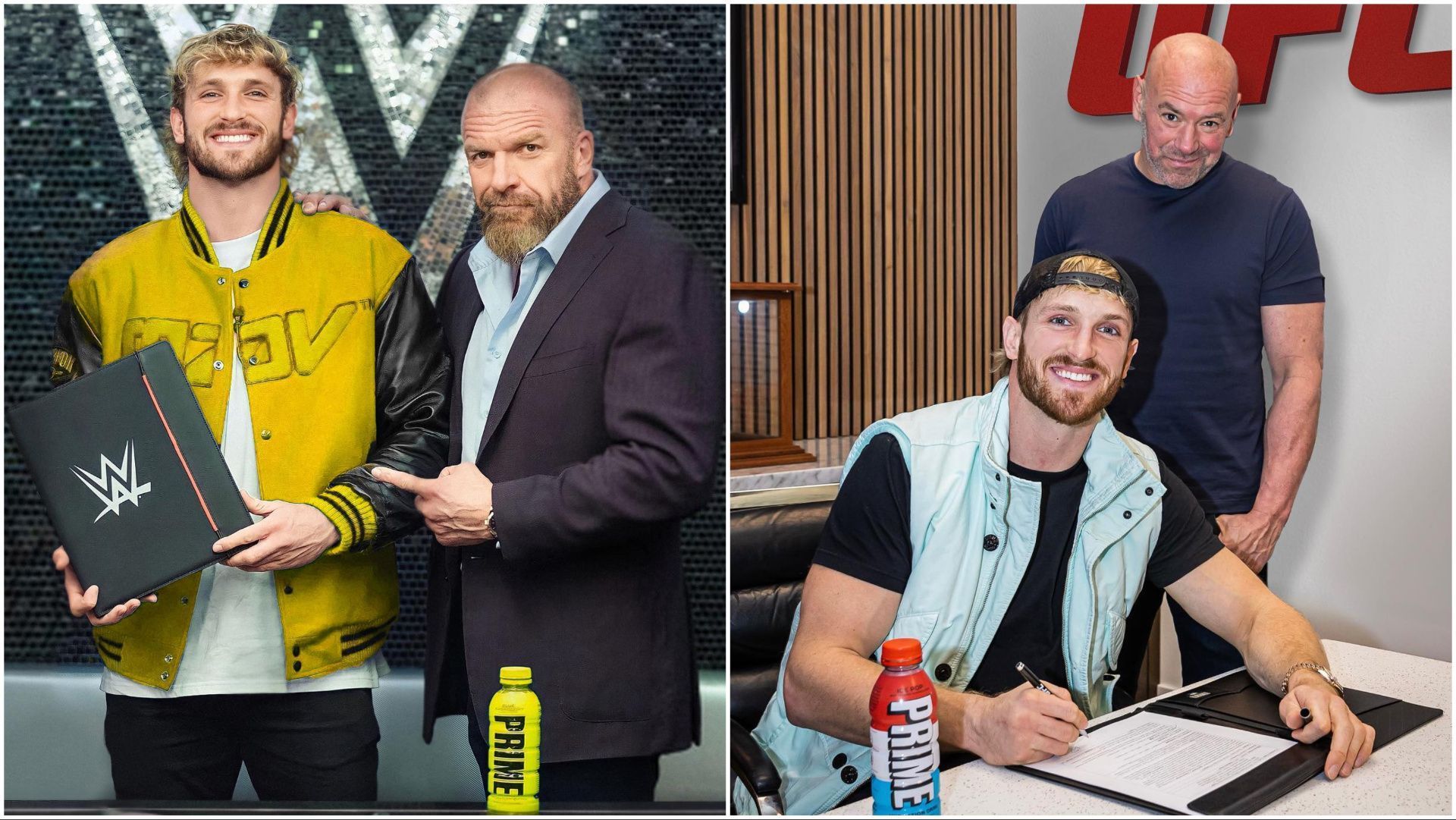 Logan Paul with WWE