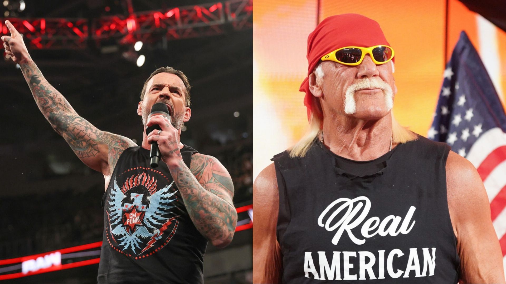 CM Punk and WWE Hall of Famer Hulk Hogan (Photo credit: WWE.com)