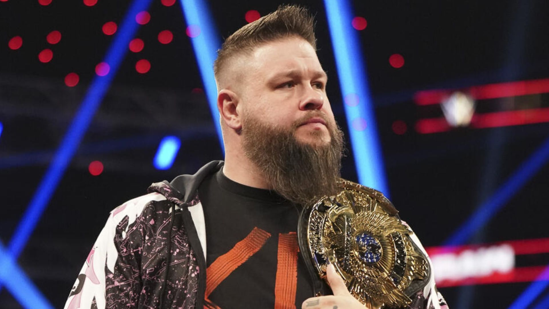 Kevin Owens with the Winged Eagle Championship [Photo credit: WWE.com]