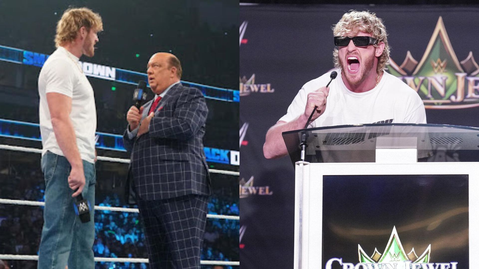 Logan Paul sent a message to Paul Heyman (Image Credits: WWE.com)