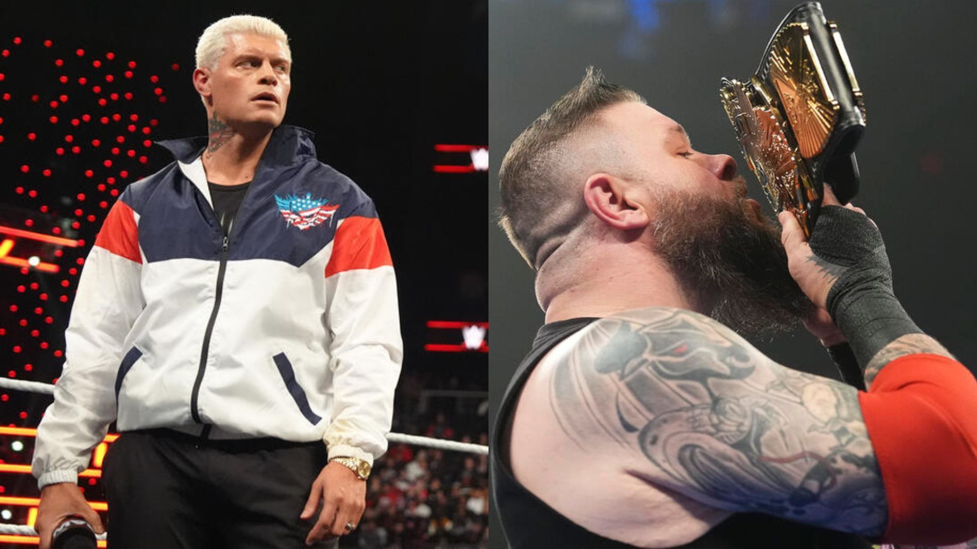 Cody rhodes and Kevin Owens. [Images via WWE.com]