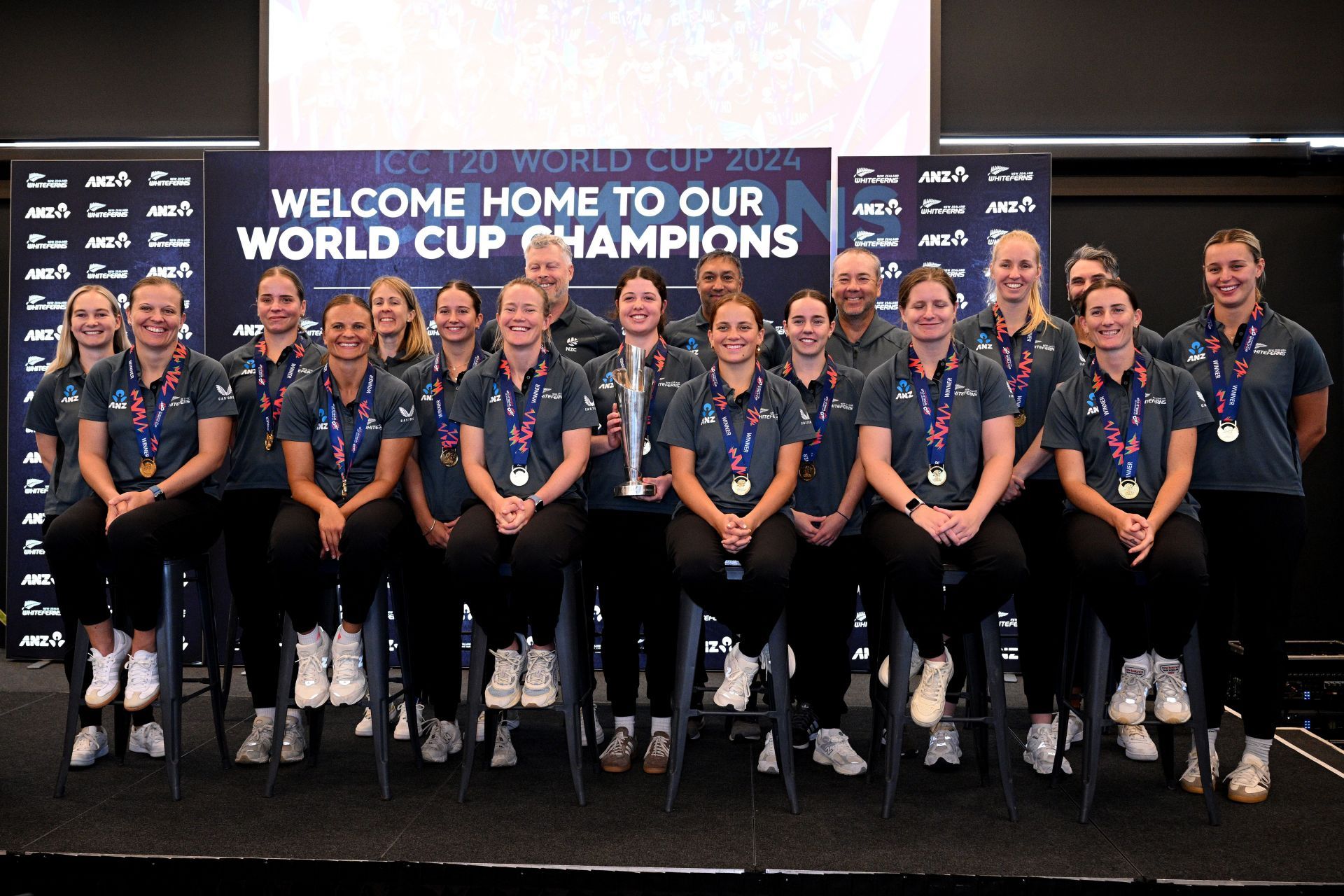 New Zealand White Ferns Return From The ICC T20 World Cup - Source: Getty