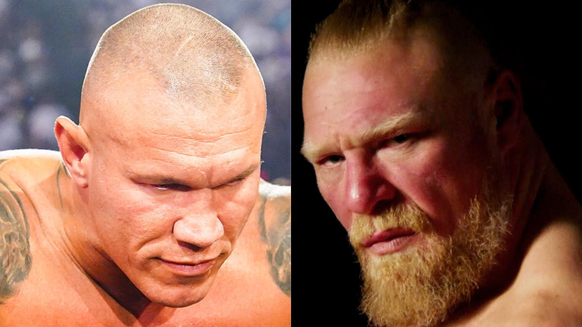 Randy Orton; Brock Lesnar (Images via WWE.com)