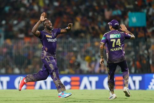 Andre Russell and Sunil Narine were among six players retained by KKR ahead of the IPL 2025 auction. [P/C: iplt20.com]