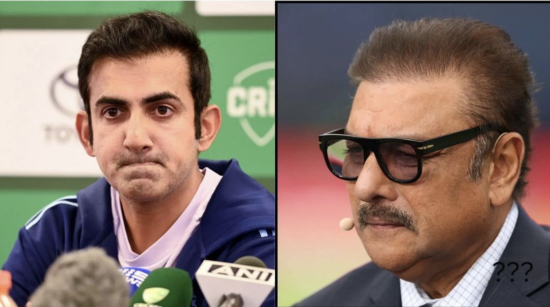 Gautam Gambhir vs Ravi Shastri. [Getty]