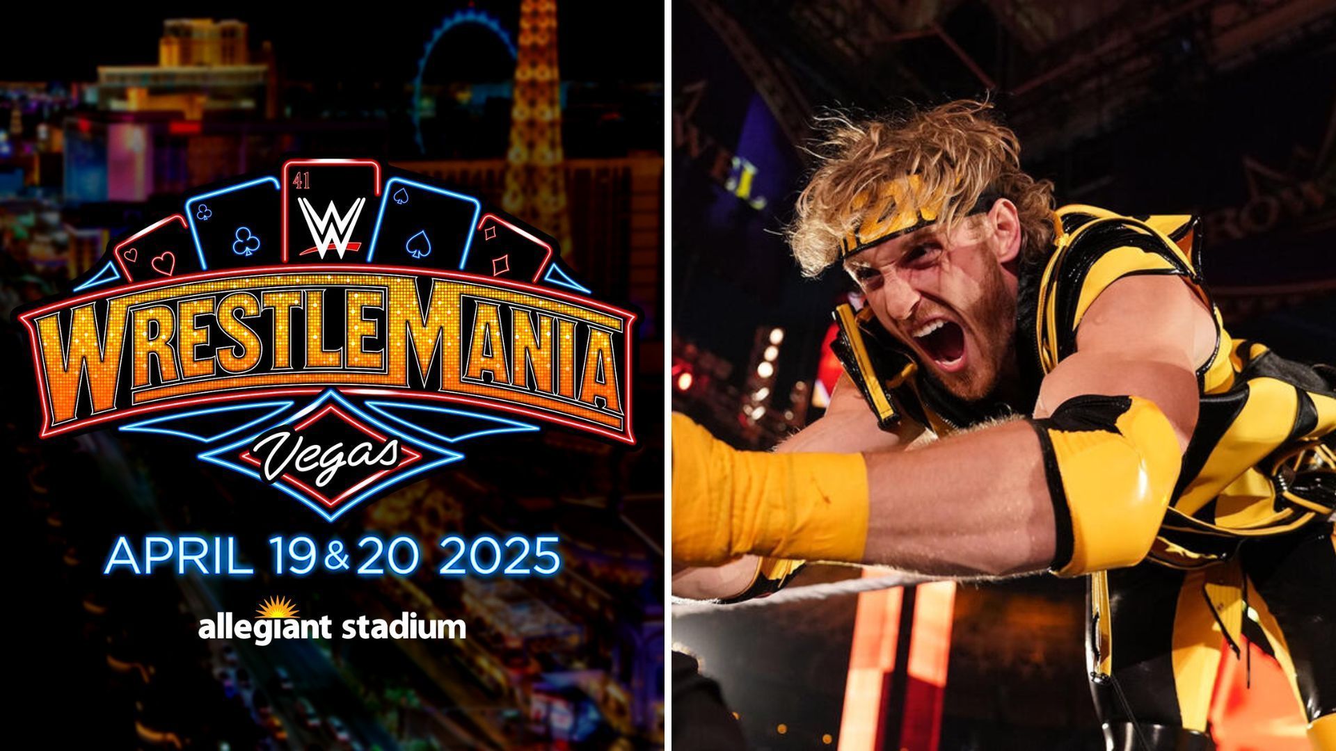 Logan Paul could be in for a surprise at WrestleMania 41 [Image credits: WWE.com and WWE on X]