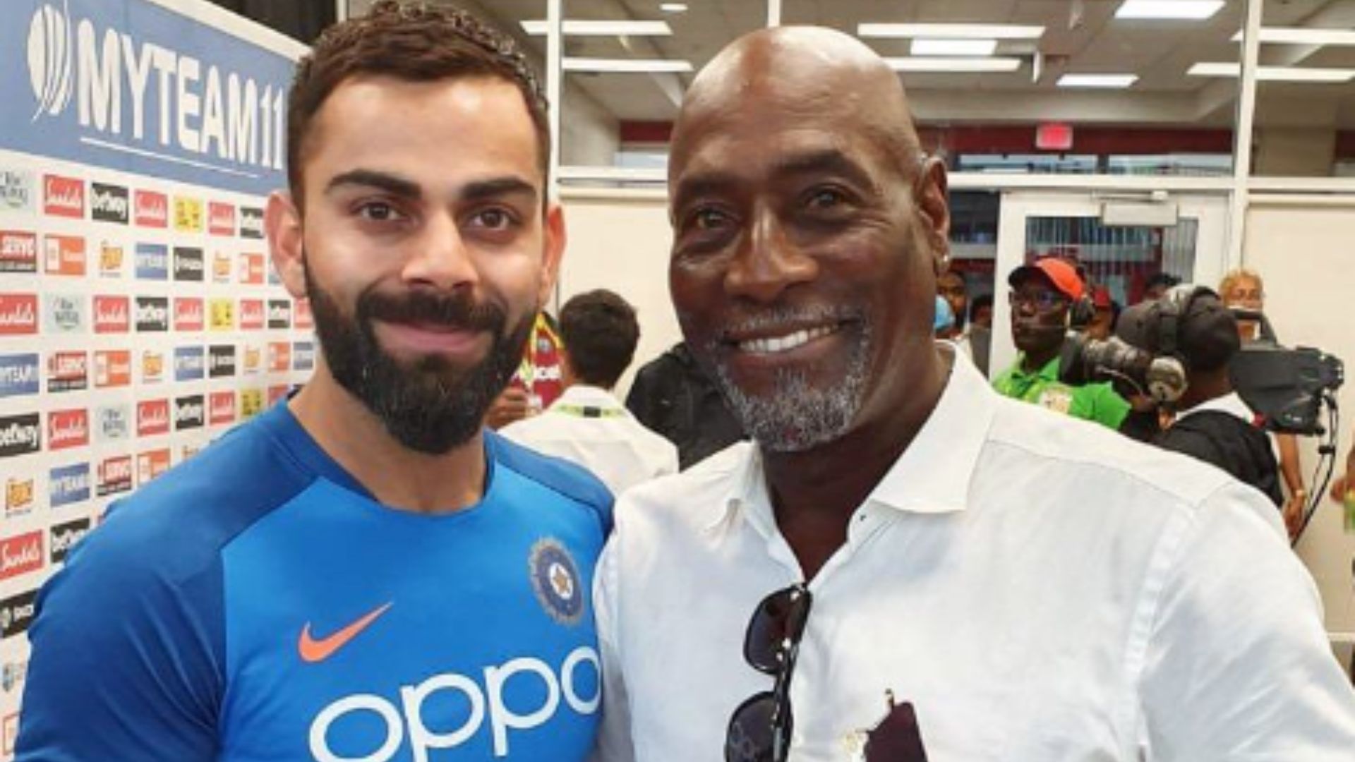 Virat Kohli and Viv Richards have voiced their mutural admiration for each other. (Image: Twitter Virat Kohli)